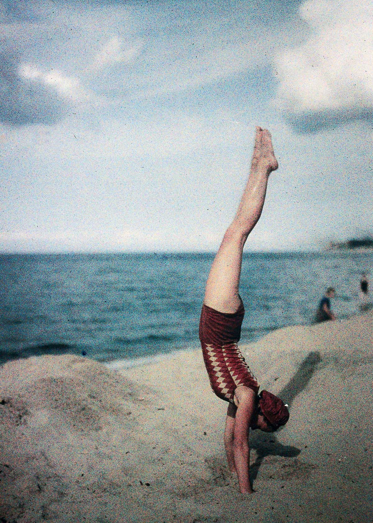 #28 Eva doing a handstand.c. 1925