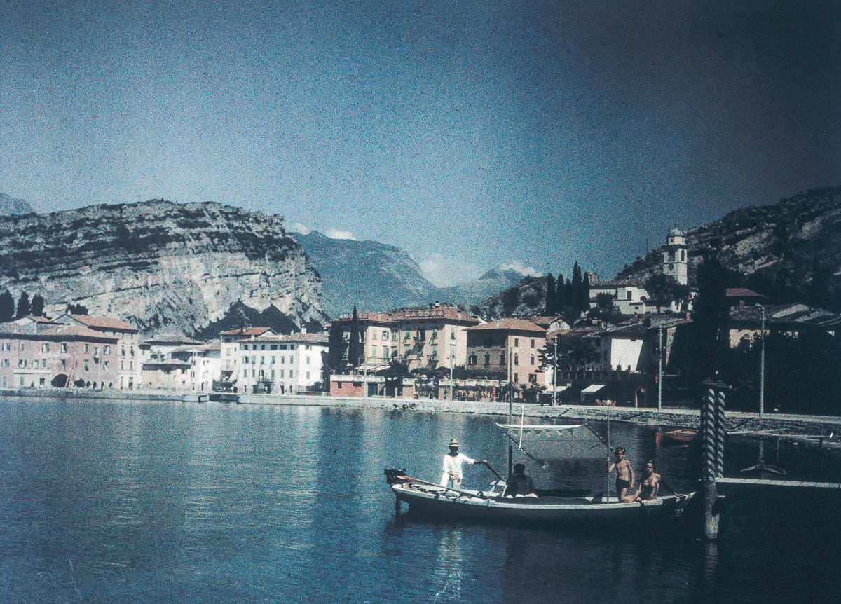 #32 The Paneth family on a boat in Lake Garda, Italy.1930