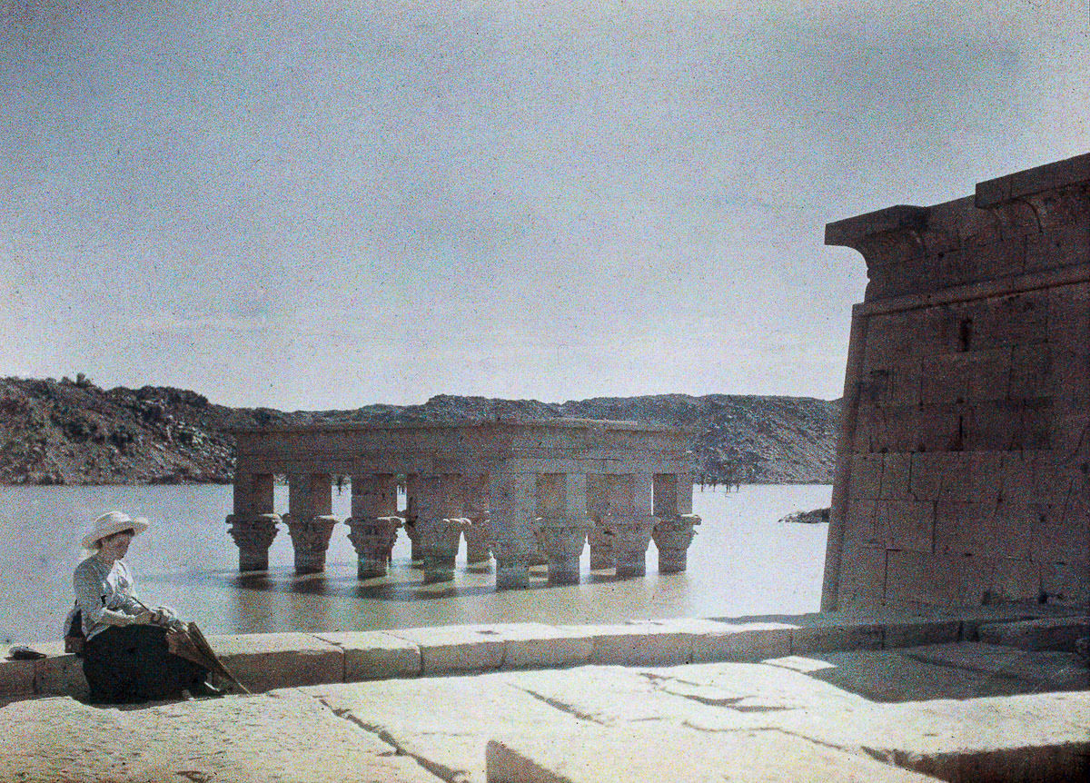 #7 Else at the flooded Trajan’s Kiosk. 1913