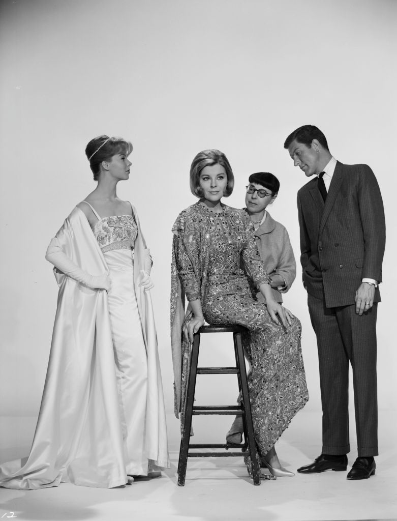 #11 Dick Van Dyke with Edith Head, C Goodwin and P Light for promotional photograph for ABC Radio’s Flair, 1960.