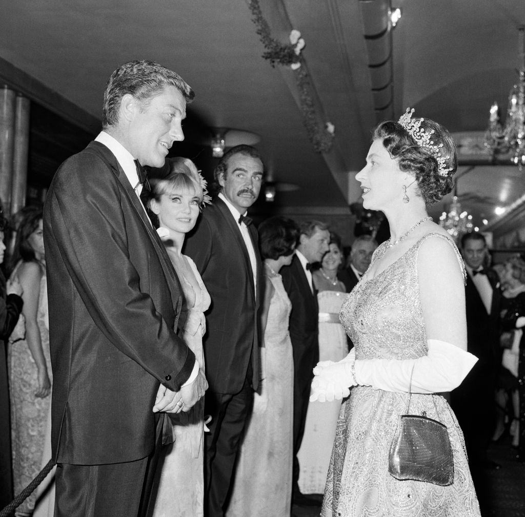 #31 Queen Elizabeth II meets Dick Van Dyke at the premiere of ‘You Only Live Twice’, 12th June 1967.