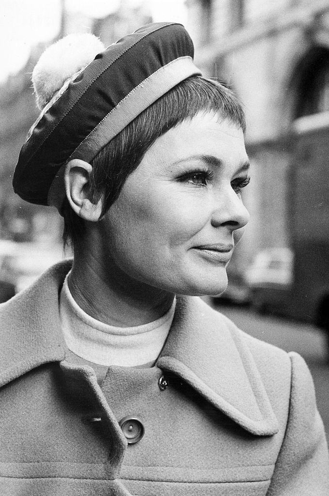 #19 Judi Dench wearing a fashionable Christian Dior designed beret, February 1968.