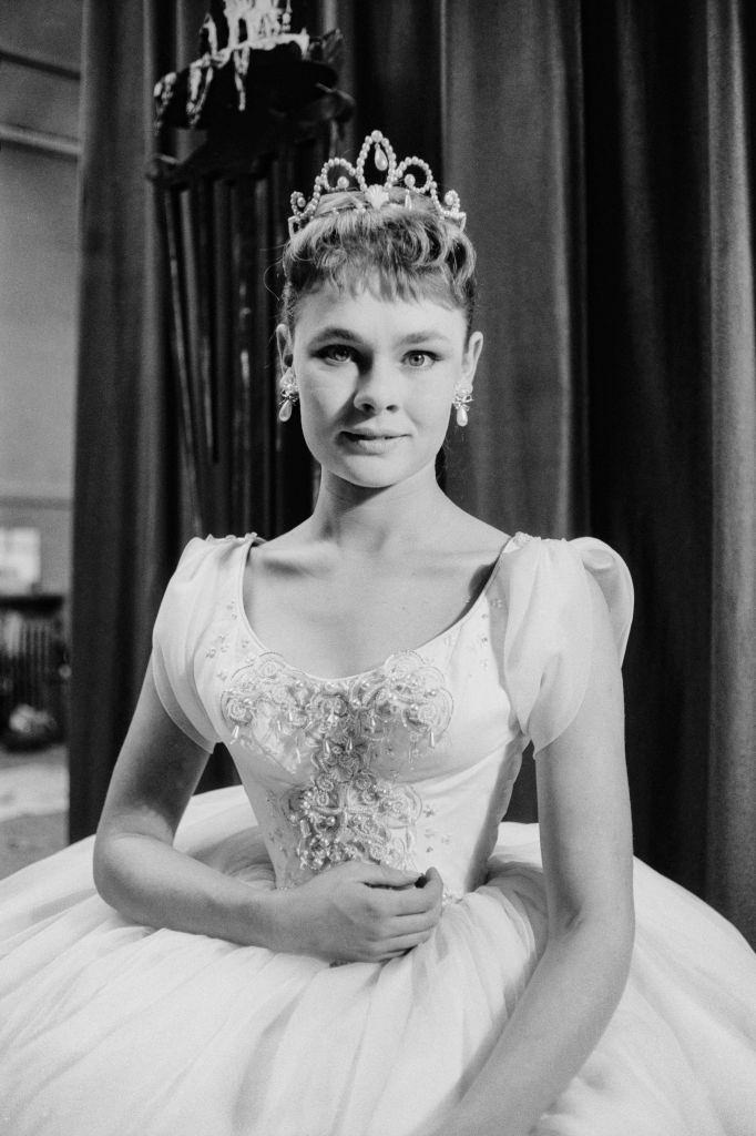 #1 Judi Dench at a dress rehearsal of ‘Hamlet’ at the Old Vic theatre, London, 11th September 1957.