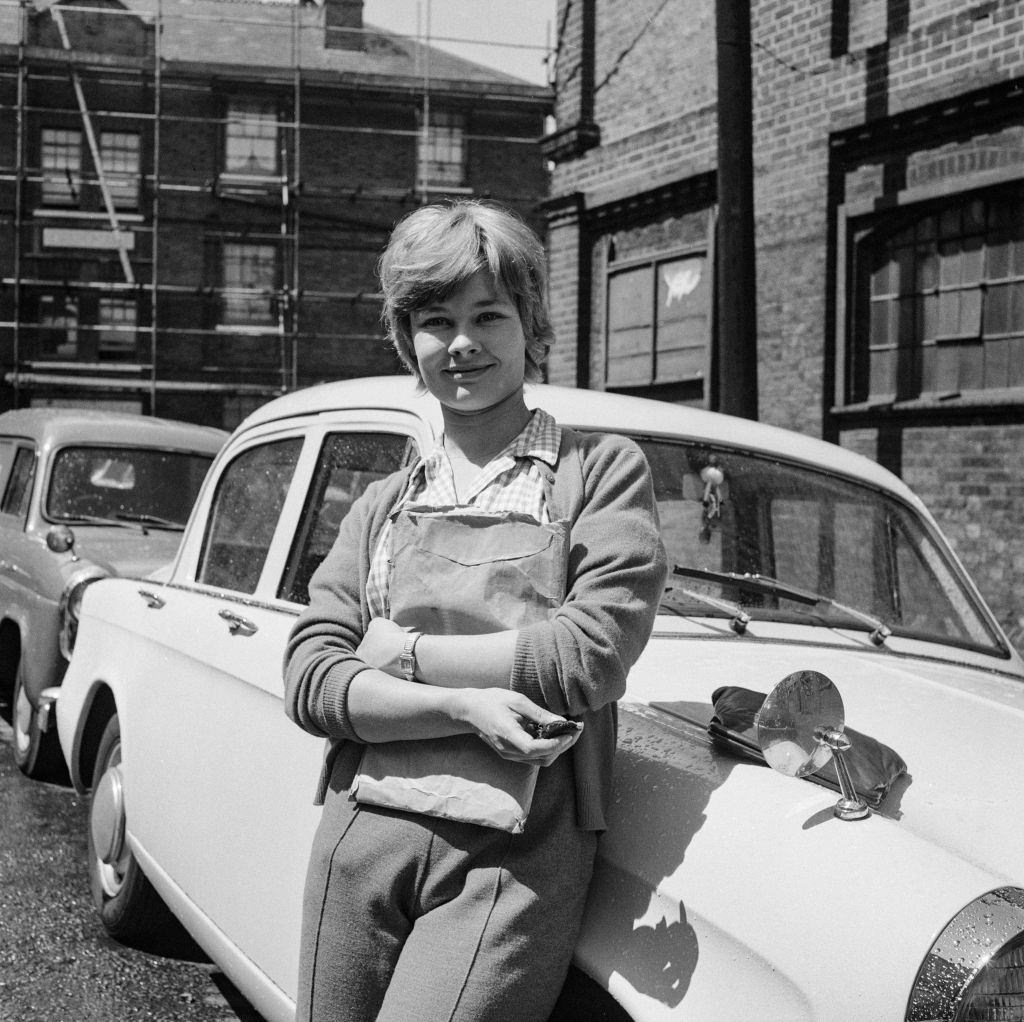 #9 Judi Dench holding a script of ‘Henry The Fifth’, 1960.