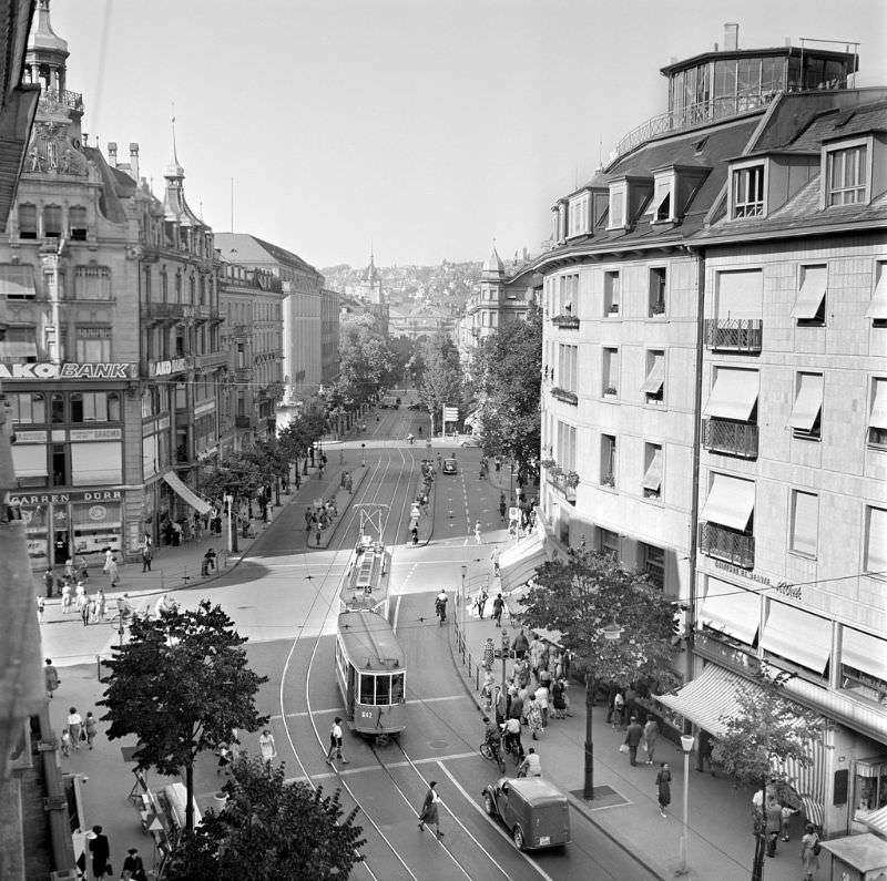 #31 Bahnhofstrasse, Zürich, circa 1950