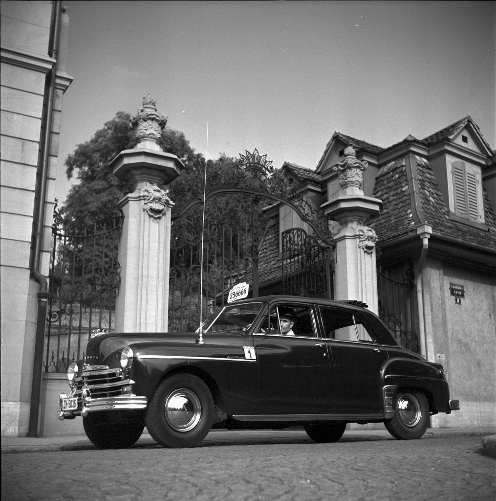 #47 Welti-Furrer Taxi Zurich, 1950.