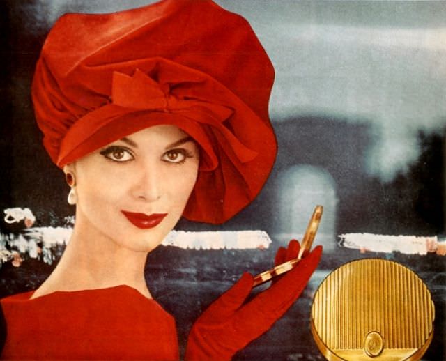#33 Isabella Albonico in Lilly Daché hat, 1958