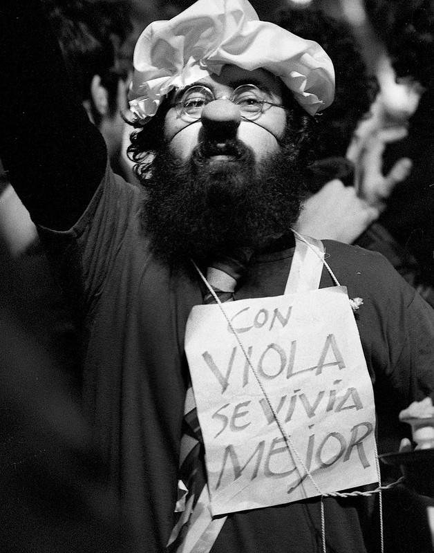 #45 Carnival in the Spanish town. Barcelona, 1977