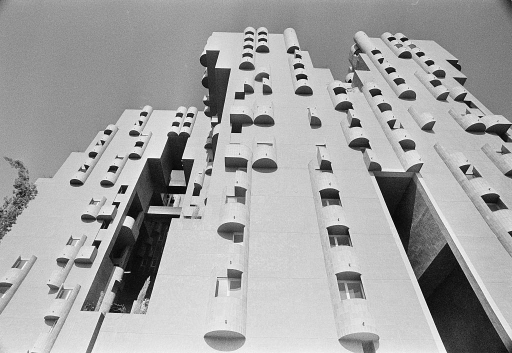 #66 Spanish architect Ricardo Boffil has recently completed his latest building in Barcelona, 1975.