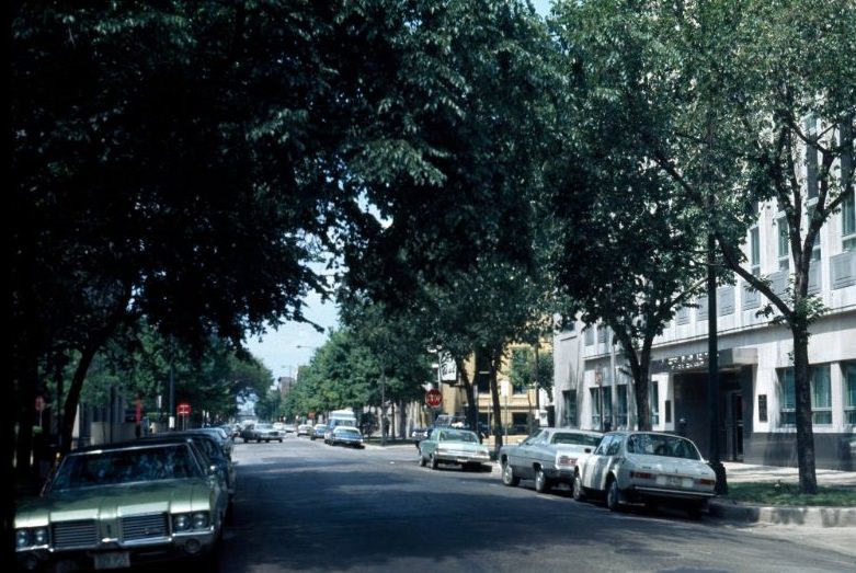 #55 East Erie Street at Rush Street, 1976
