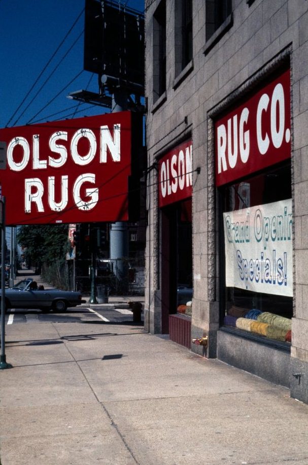 #61 The north side of East Ohio Street, at the intersection with North Rush Street, 1976