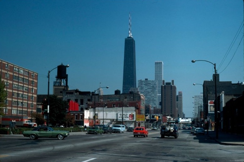 #44 Chicago Avenue at Hudson Street, 1976