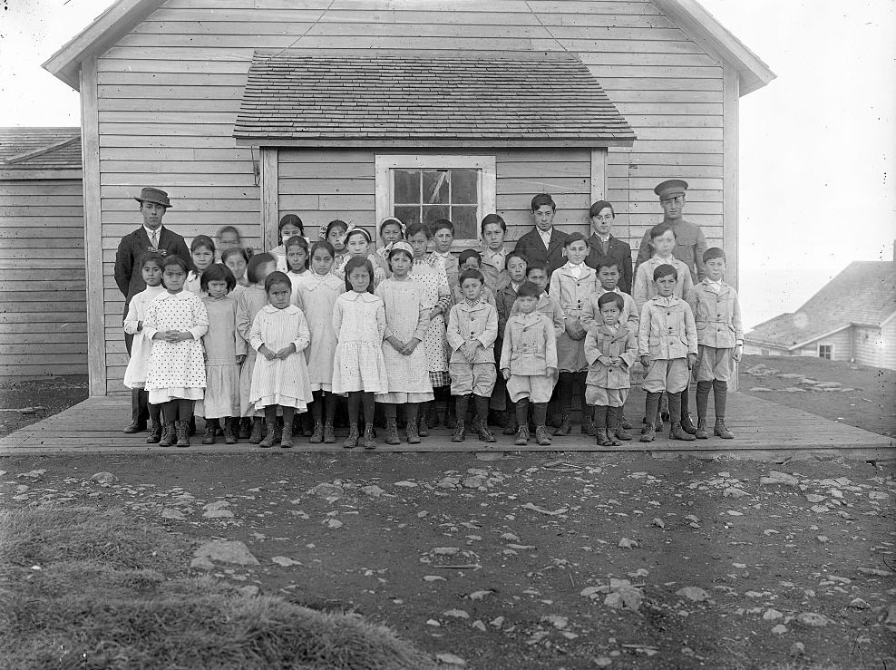 #44 St George School Students And Teachers, 1860s.