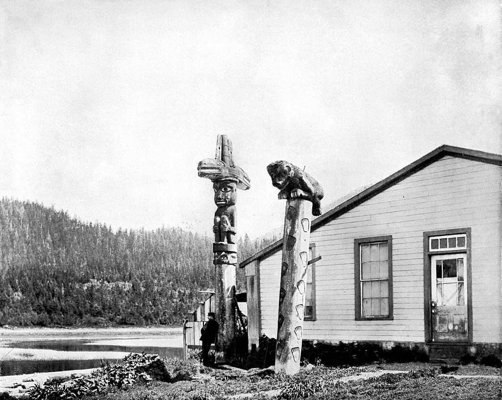 #10 Totem Poles, Alaska, 1893.