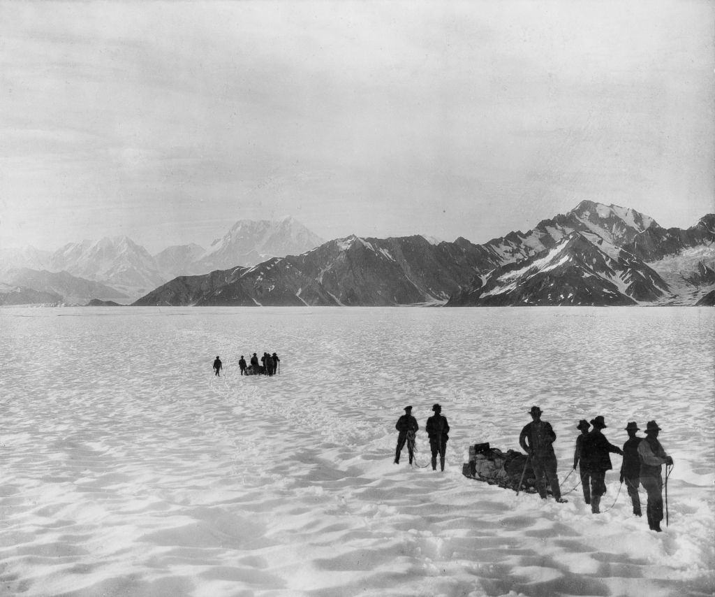 #12 Mounts Malaspina, Augusta and Hitchcock, Alaska, 1897.