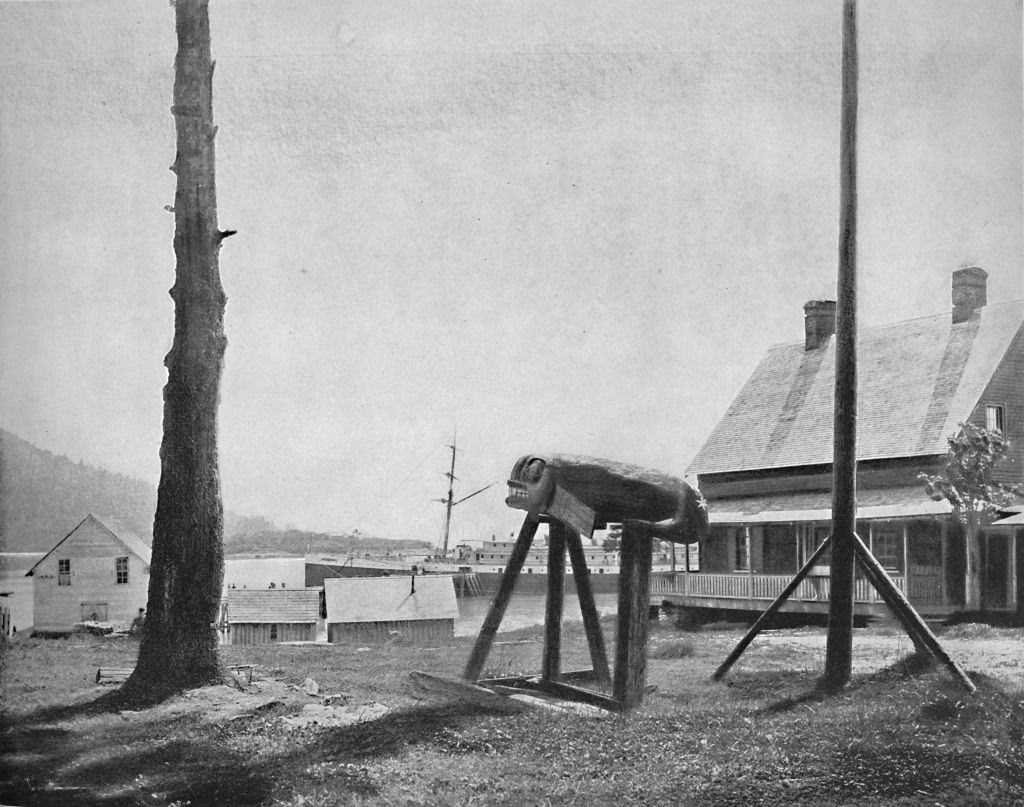 #42 Fort Wrangel, Alaska’, circa 1897.