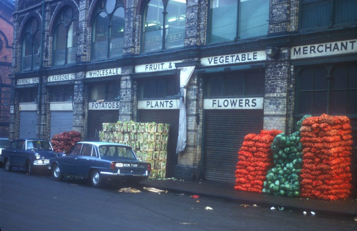 #32 Upper Dean Street – Jamaica Row – Market Area, Randall Bros and Parsons Ltd Wholesale fruit and veg merchants – November 1968
