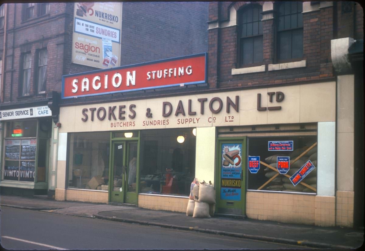 #33 Sherlock Street nearr Jamaica Row (near meat market) Stokes and Dalton Ltd, Butchers and Sundries Supply Company – November 1968