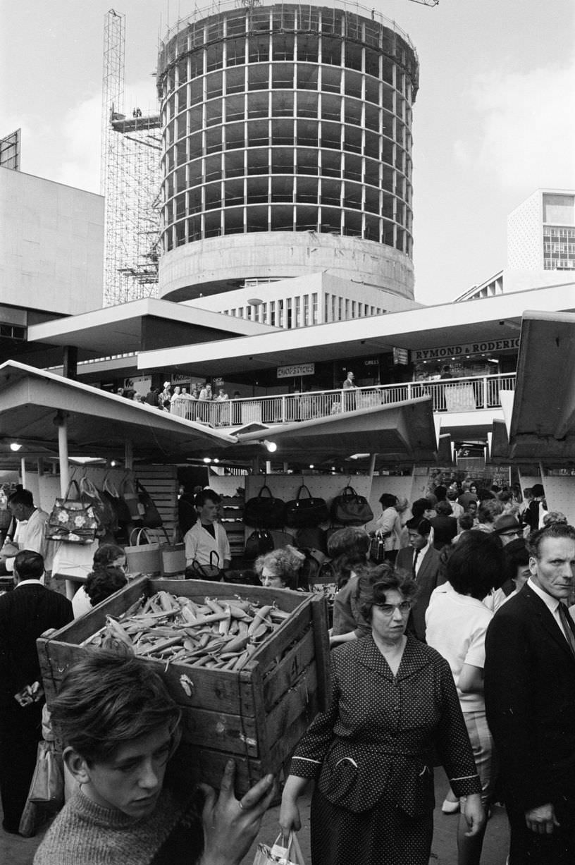 #2 Bullring Open Air Market, Shopping Centre and Rotunda, 27th July 1963.