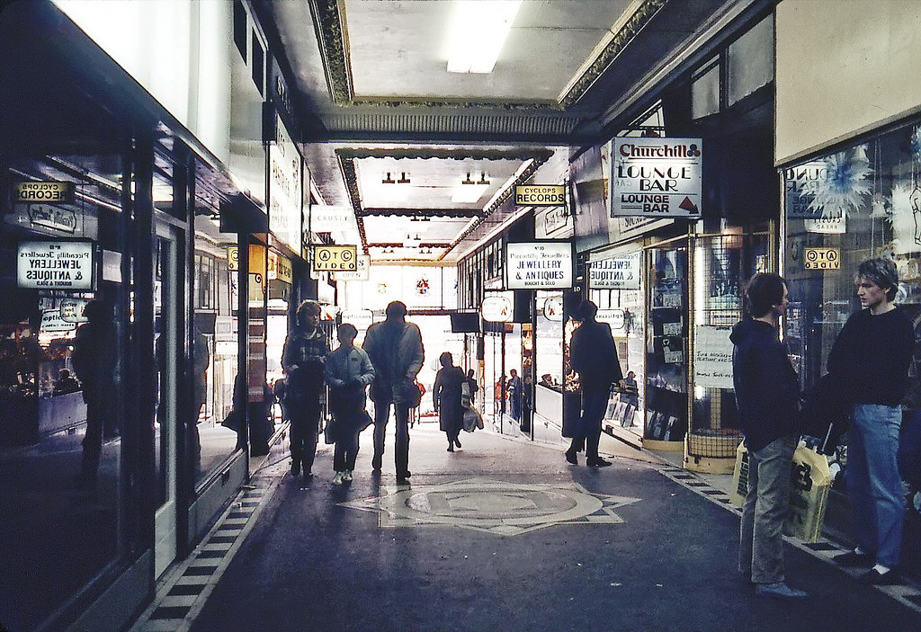 #17 Piccadilly Arcade. Birmingham, December 1984