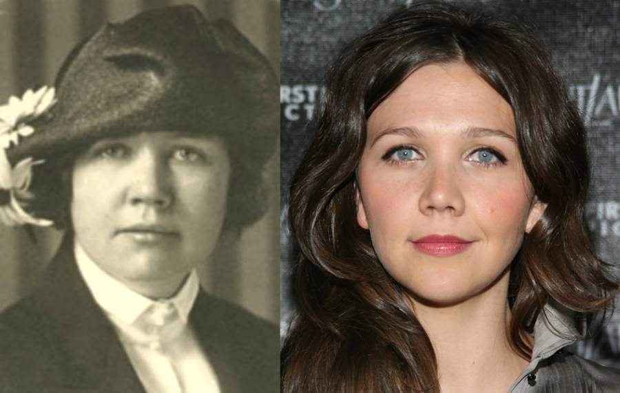 #1 Rose Wilder Lane — the daughter of author Laura Ingalls Wilder — and Maggie Gyllenhaal.