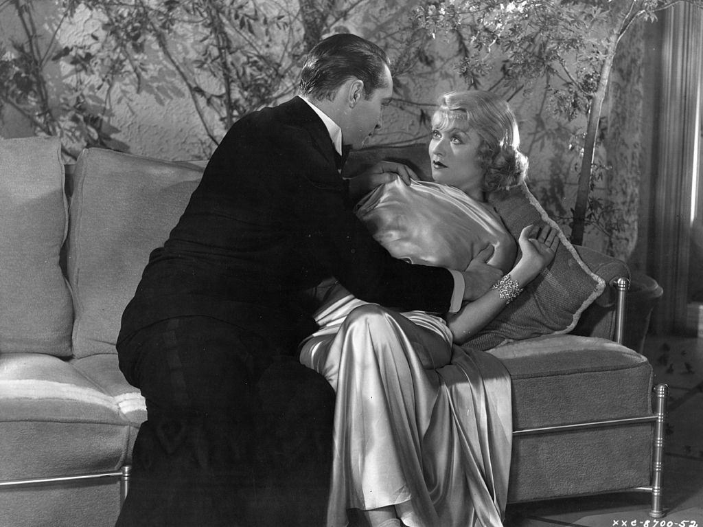 #34 Constance Bennett with Franchot Tone in ‘Moulin Rouge’, 1934.