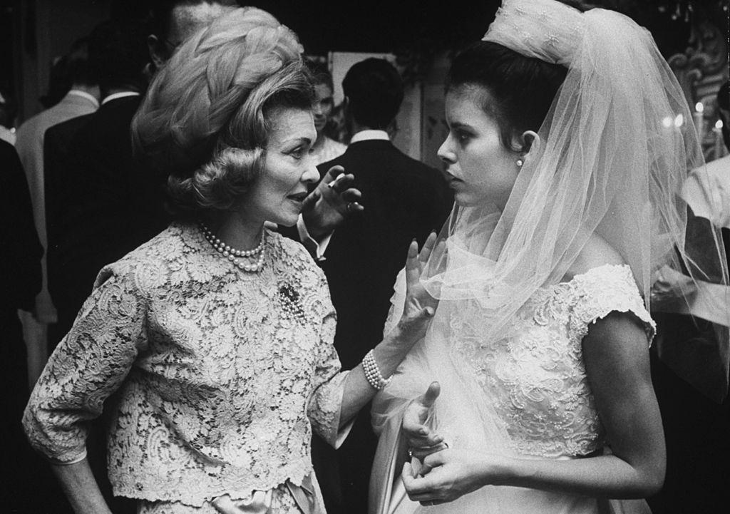 #65 Constance Bennett on the wedding of her niece Stephanie Wange.