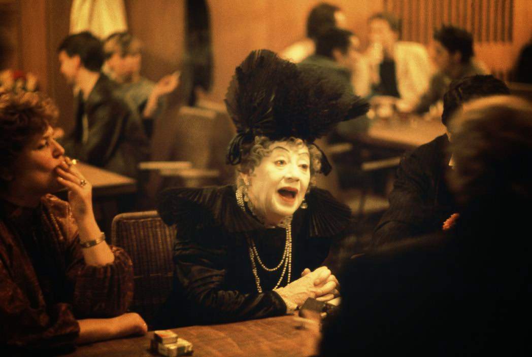#32 Actors in the cafeteria of “Berliner Ensenble,” formerly Berthold Brecht’s thateater, on Schiffbauer Damm. East Berlin, 1974.