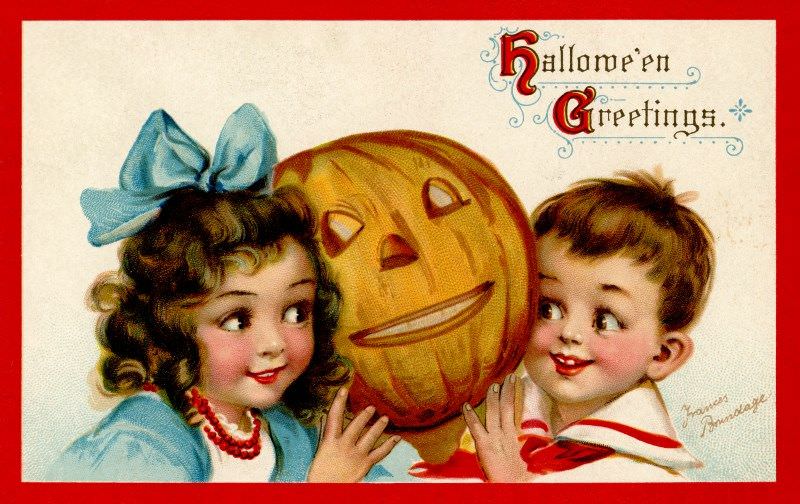 #7 Hallowe’en Greetings. Frances Brundage