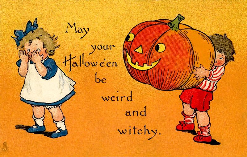May your Hallowe’en be weird and witchy