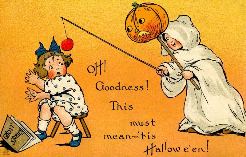 Oh! Goodness! This must mean–’tis Hallowe’en!