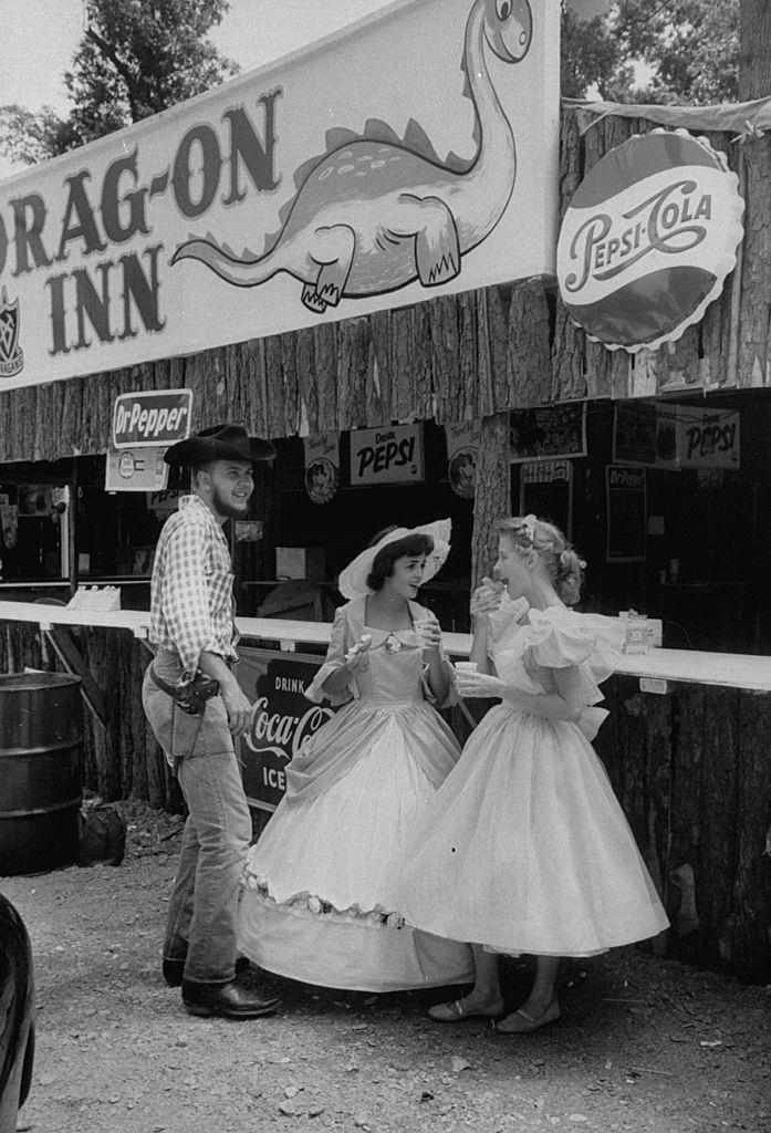 #38 Students participating in the University of Houston’s Frontier Fiesta, 1958.