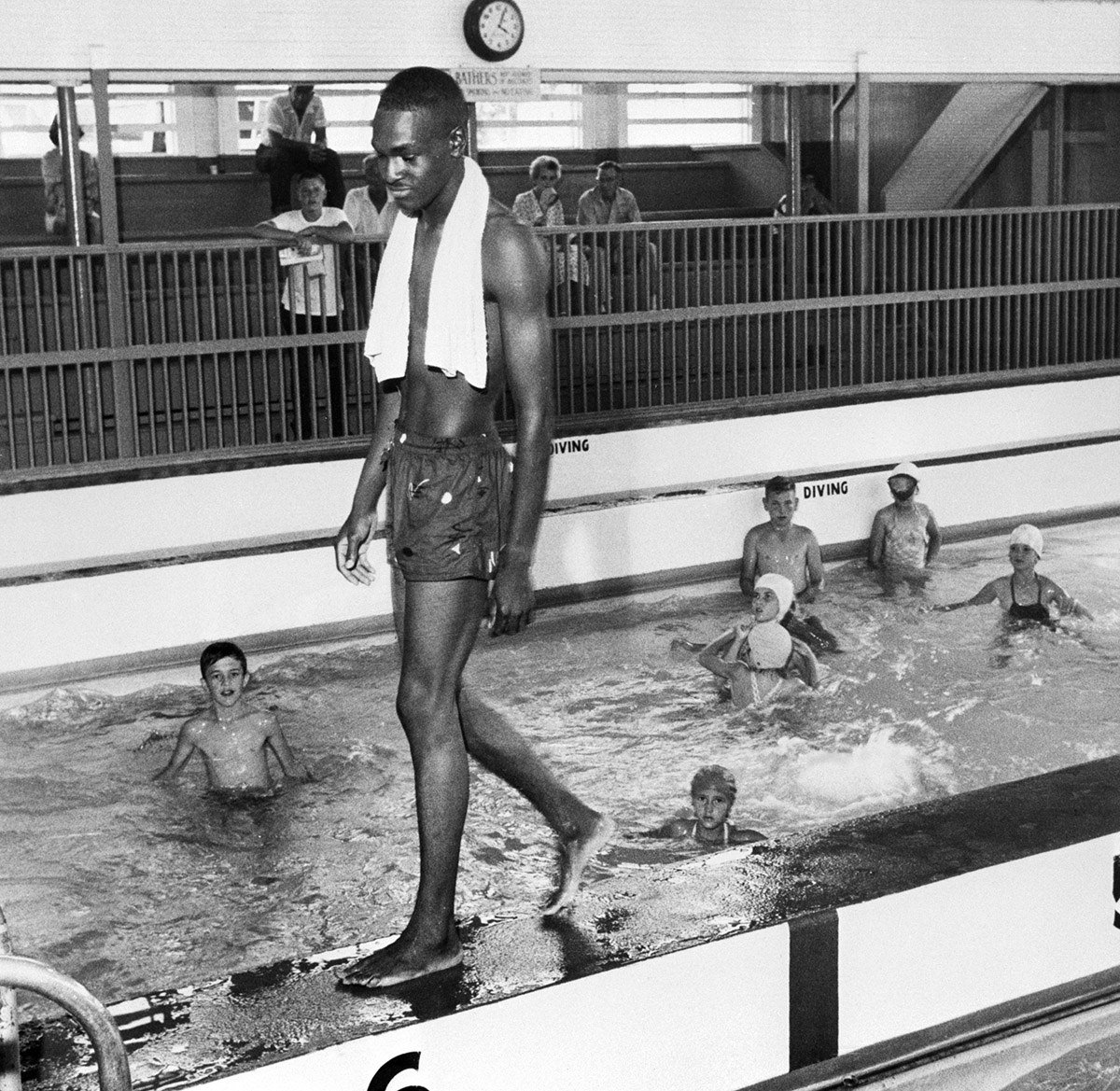 #1 David Isom, 19, broke the color line in one of this city’s segregated public pools on June 8, 1958, which resulted in officials closing the facility.
