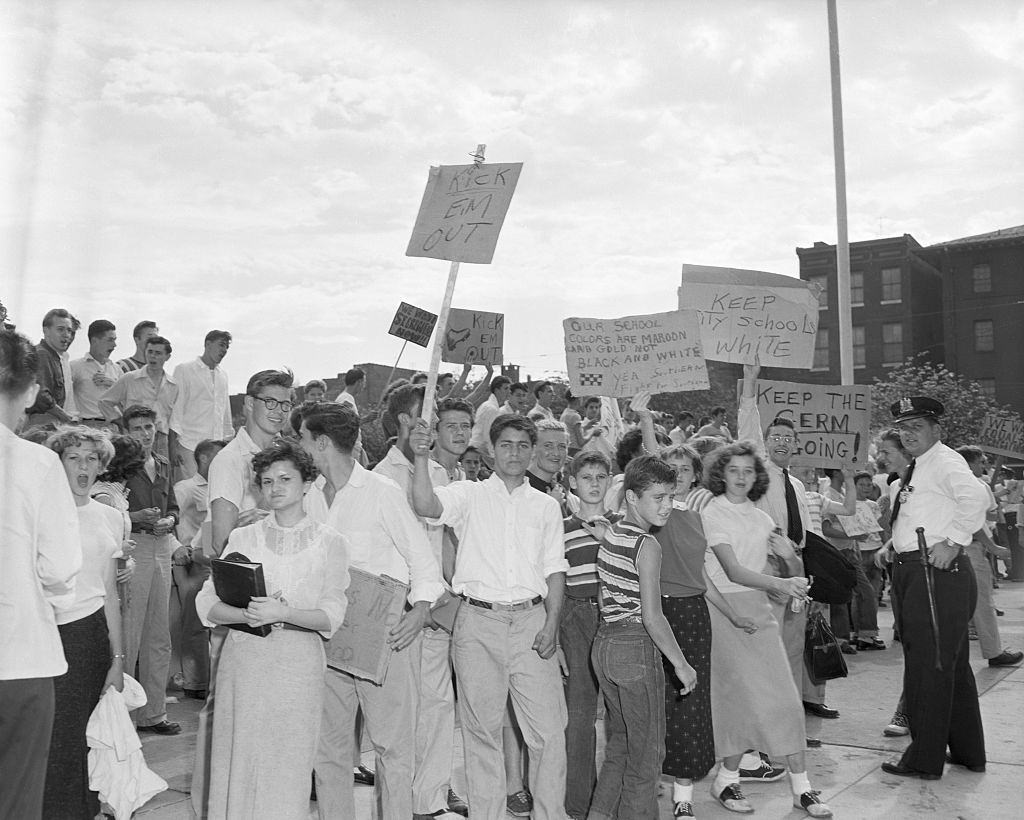 #63 Anti-Integration Demonstration, 1954.