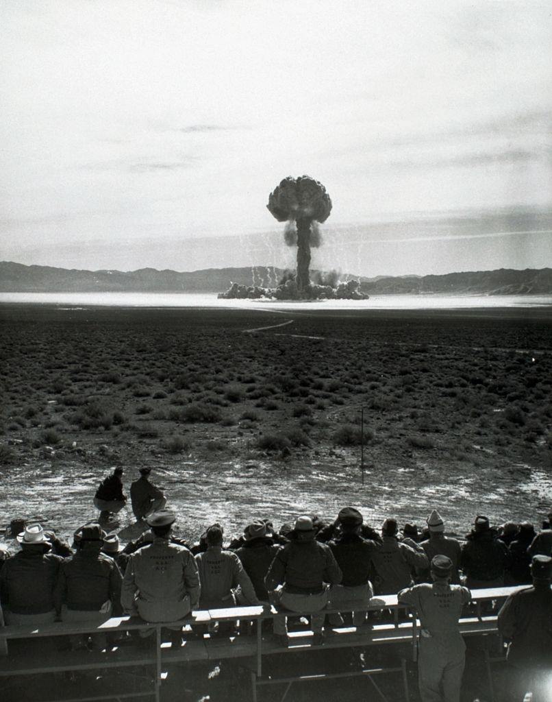 #16 Observers at Nuclear Test, 1950s