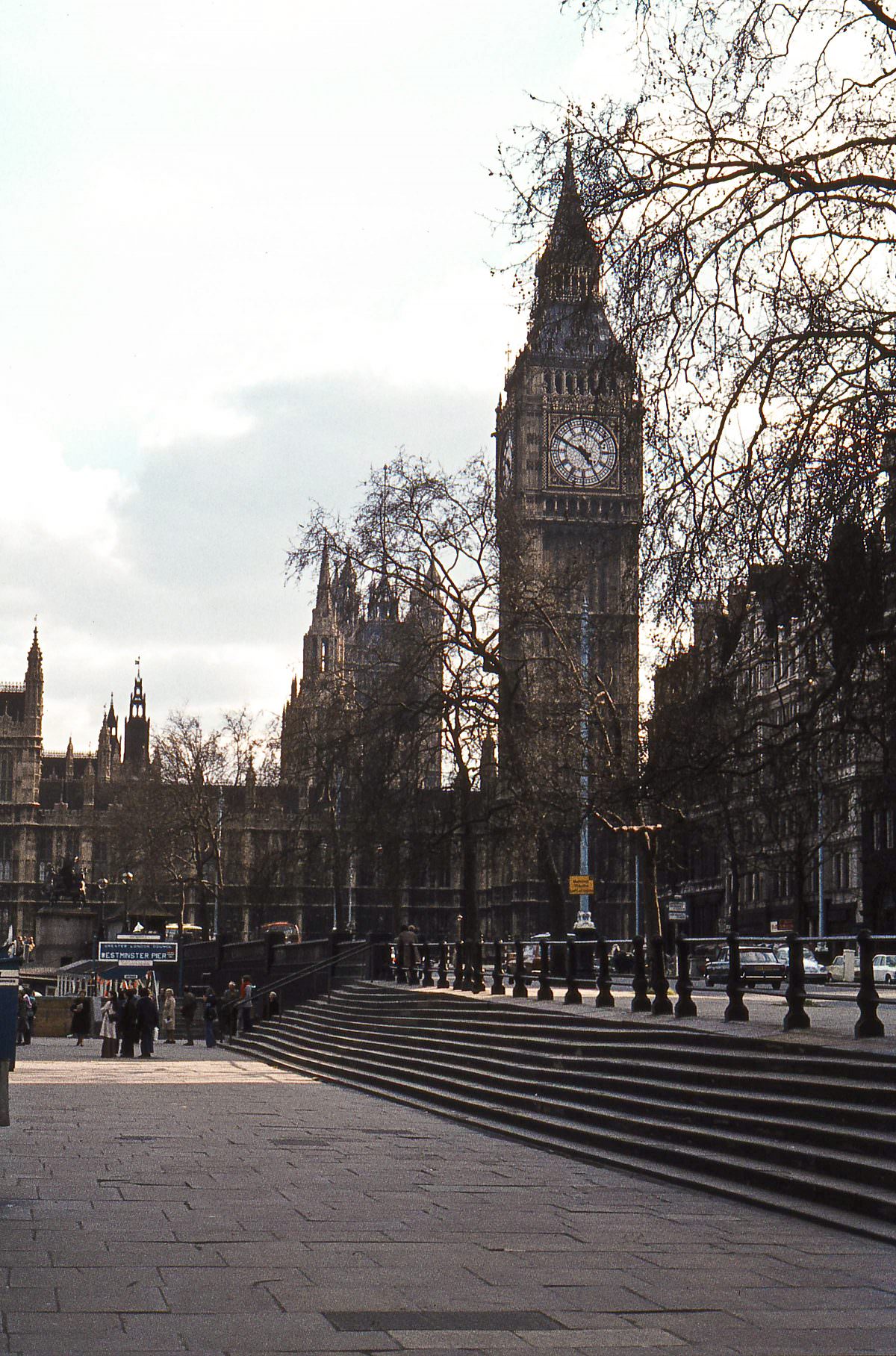 #29 Big Ben from the Thames Embankment on 3rd April 1976