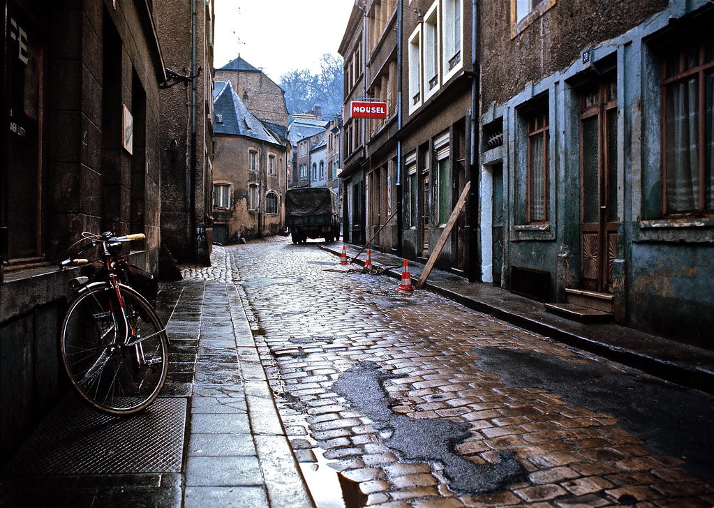 #33 In the Laurent Menager Street in Luxembourg-Pfaffenthal. Jan 1972