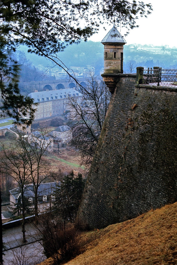 #4 A Spanish Turret Overlooks Luxembourg City, Jan 1972