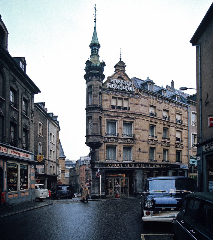 #5 In the Business District of Old Luxembourg City, Jan 1972