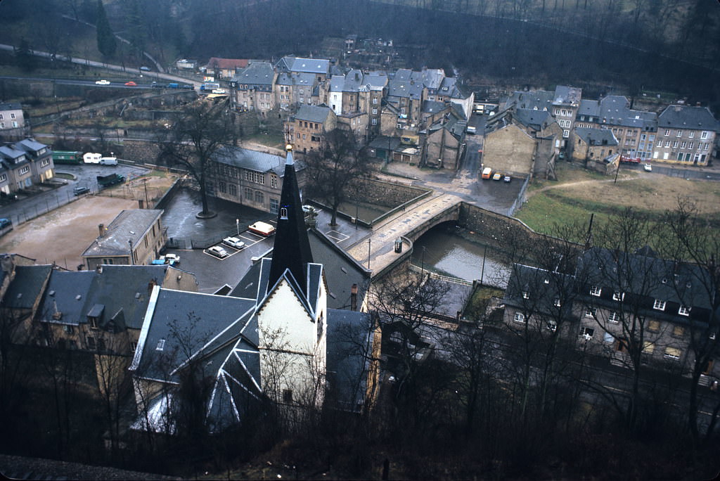 #18 The Old Quarter of Pfaffenthal, Luxembourg City, Jan. 1972