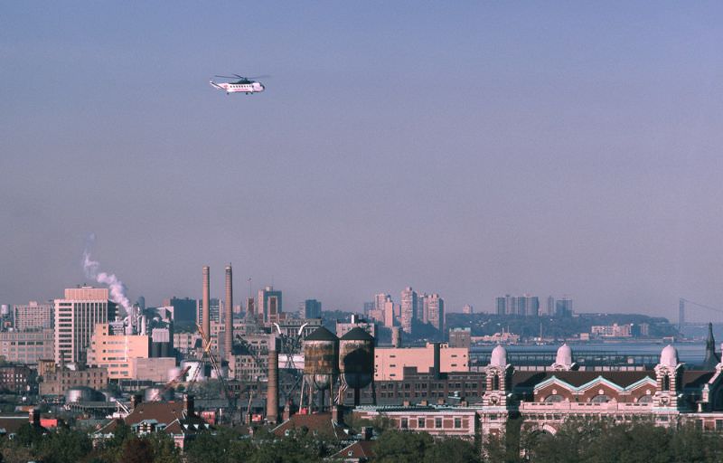 #55 Manhattan skyline from Staten Island, Manhattan, 1978