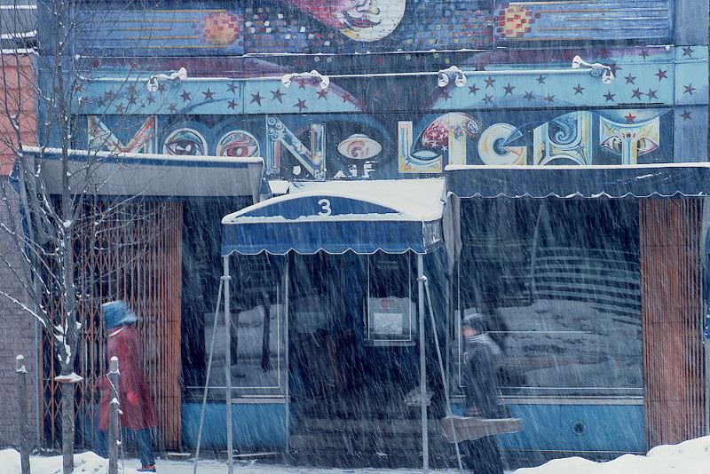 #24 Moon Light, St. Mark’s Place, Manhattan, 1978