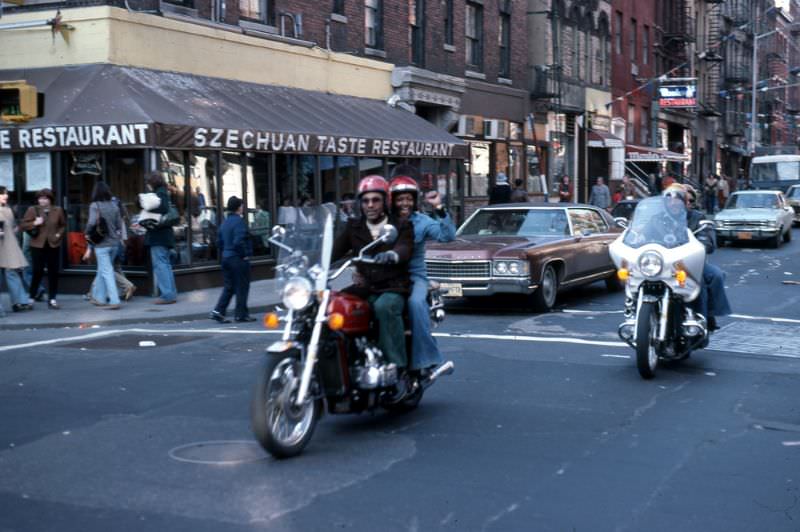 #26 Motorcycles, Manhattan, 1978