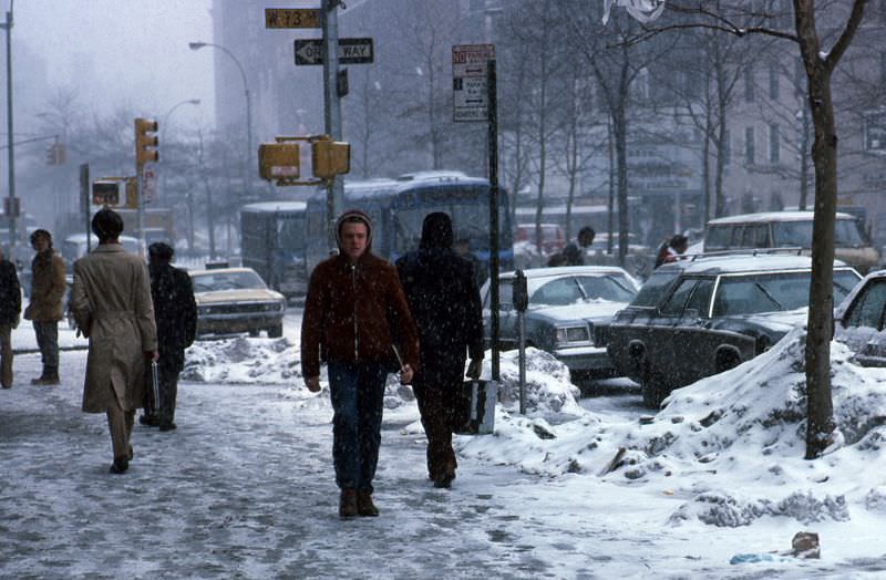 #11 A very cold day, Manhattan, 1978