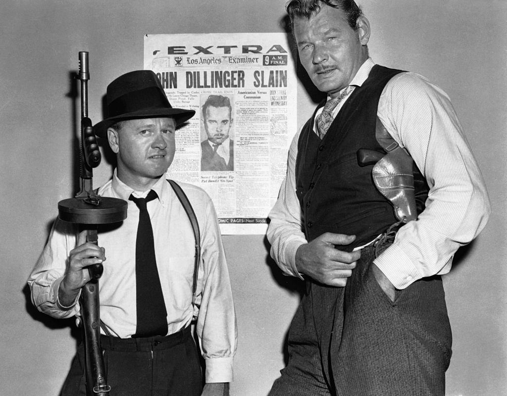 #19 Mickey Rooney with Leo Gordon, 1930s.