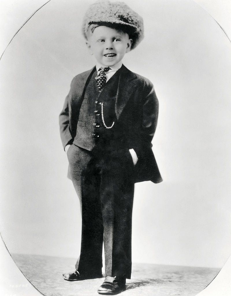 #7 Five-year-old Mickey Rooney, 1925.