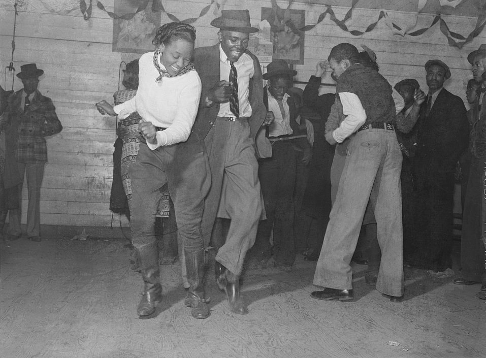 #1 Jitterbugging in the juke joint, Saturday evening, outside Clarksdale, Mississippi. November 1939