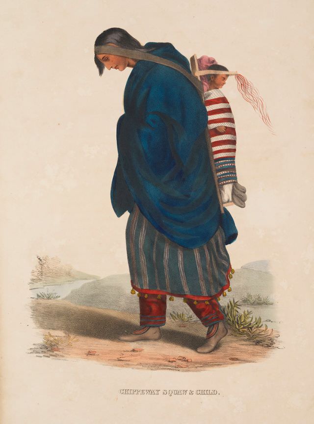 Chippeway Squaw &; Child