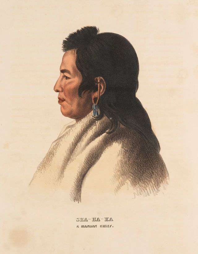 Sha-Ha-Ka, A Mandan Chief