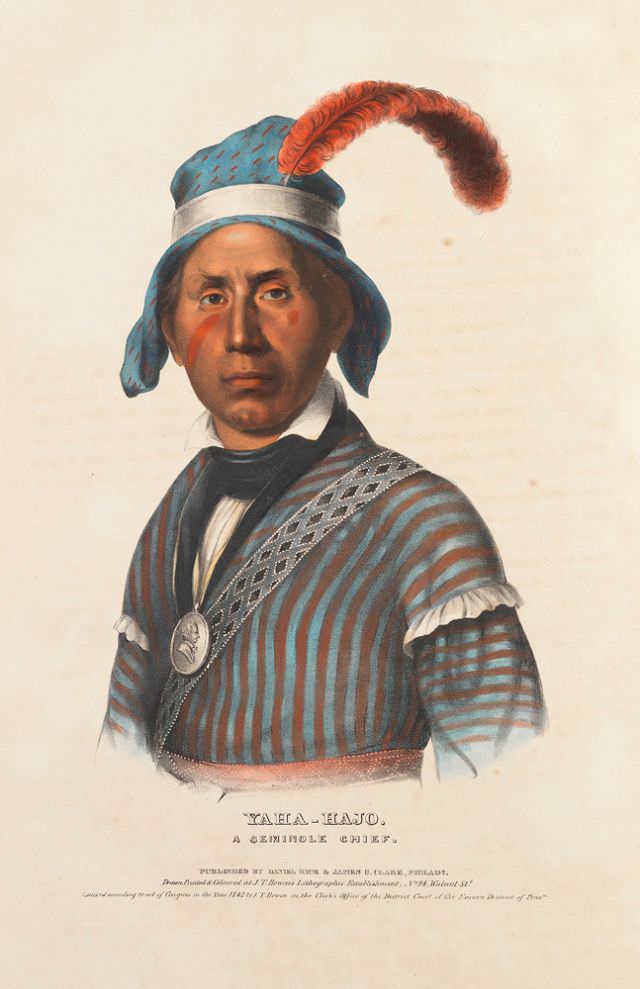 #82 Yaha-Hajo, A Seminole Chief